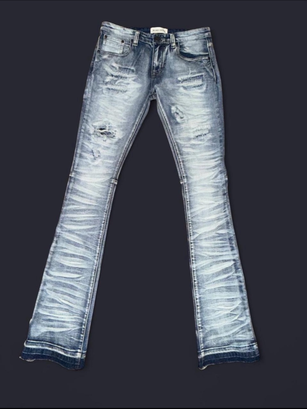 Boys stacked jeans
